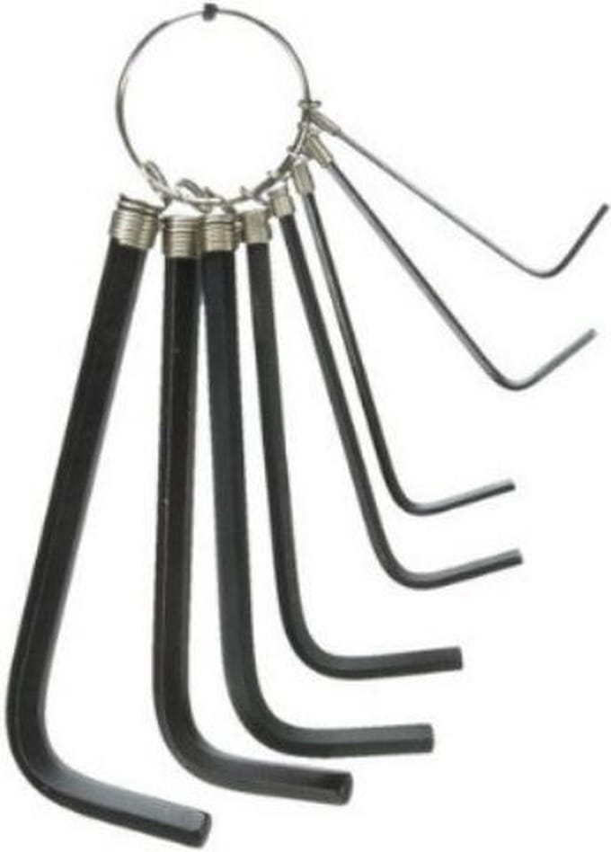 Inbussleutel set - 8 stuks - Zwart - Klussen - Gereedschap