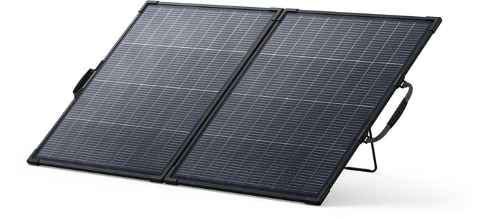 Anker SOLIX PS200 – Bifacial Portable Solar Panel – 200W Vermogen – Dubbelzijdige Efficiëntie – Draagbaar & Weerbestendig