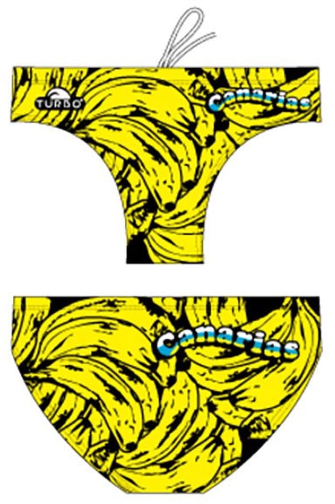 Turbo Canarias Bananas Zwemslip Geel S Man