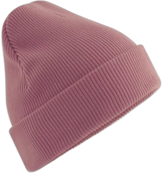 Organic Cotton Original Cuffed Beanie - Rose Pink - One Size