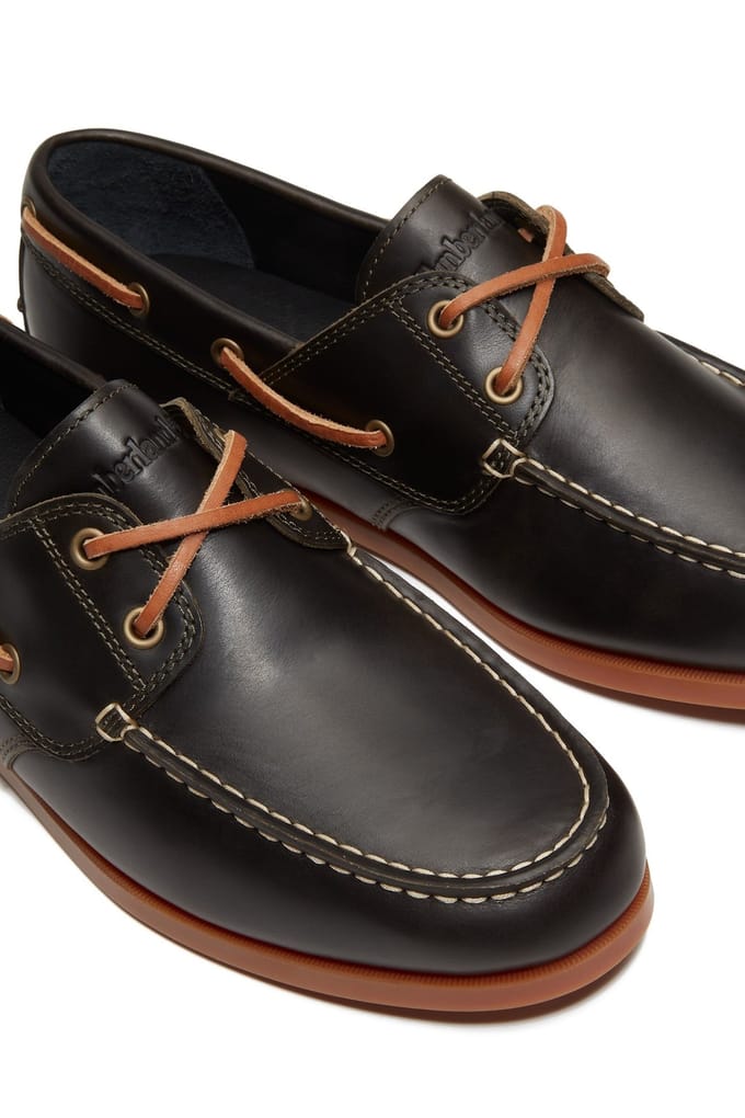 Timberland Cedar Bay Essential Boat Shoe Dark Green Full Grain Größe: 45 | Loafer Outlet | Herren | Grün