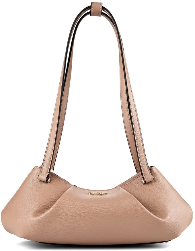 GUESS schoudertas Amorette Shoulder Satchel Beige Taupe