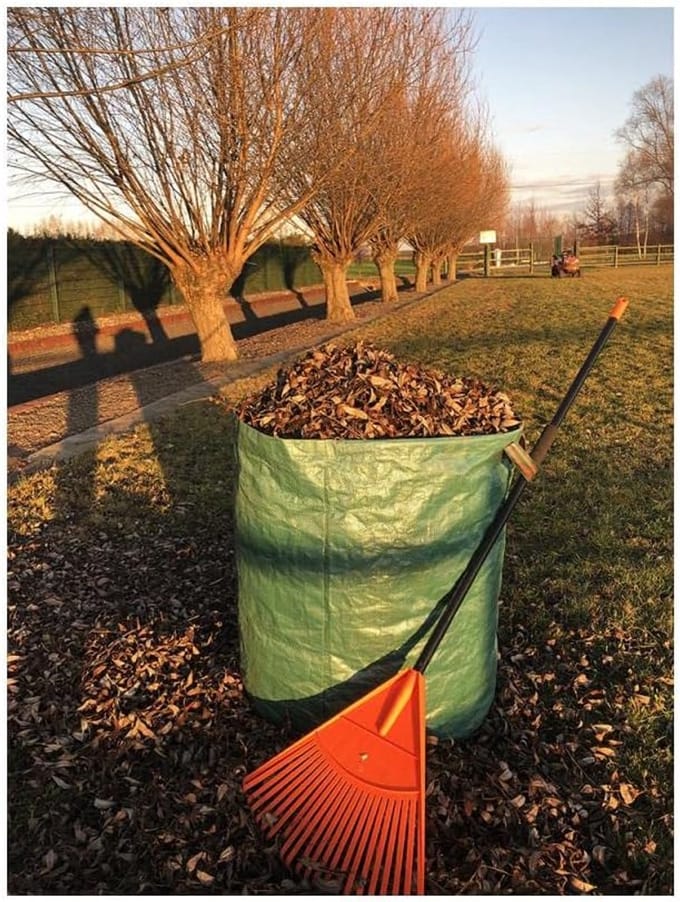 Grote Groene Tuinmand 120L voor Tuinafval en Transport
