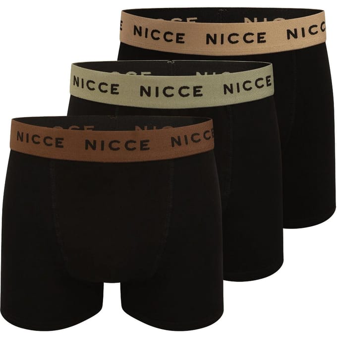 Nicce Galan Boxershorts Heren (Set van 5) (Zwart)