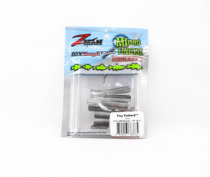 Zman zacht kunstaas Tiny TicklerZ 1,75 inch 8/pack Smelt (3734)
