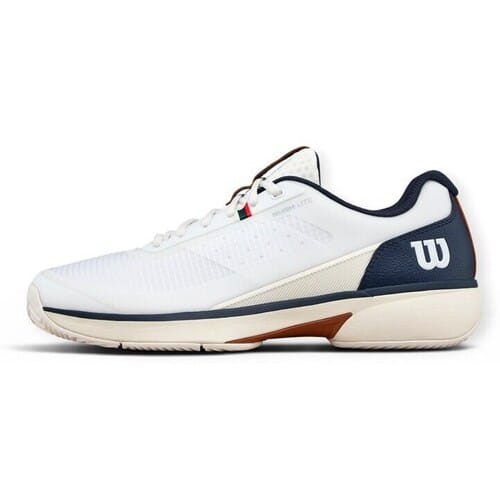 Wilson Tennisschoen Padelschoen Rush Lite 5 Clay Heren Wit Navy
