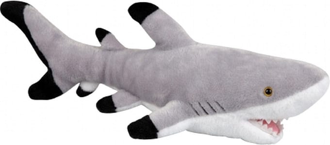 Ravensden Pluche Haai - knuffeldier - 43 cm - oceaan dierenknuffel