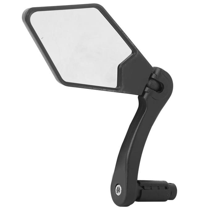 HFM802FRO4 Fiets Stuur Grip Achteruitkijkspiegel Verstelbare Opvouwbare Fiets Achteruitkijkspiegel white
