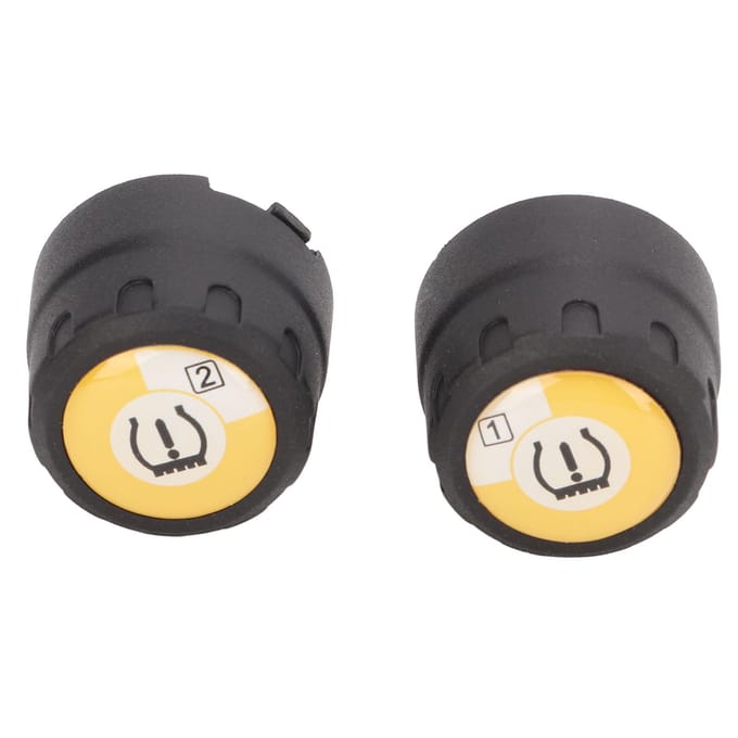 Système de surveillance de la pression des pneus avec capteur externe Bluetooth TPMS 2, pression et température en temps réel yellow