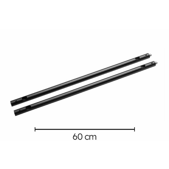 Heatstrip Verlengbeugels Zwart Maat: 60 cm