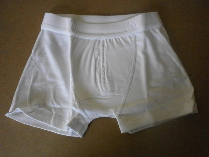 Petit Bateau - Boxershort - Wit - 4 jaar 102