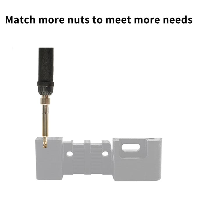 3D-printen Hot Melt Heat Knurled Embed Injection Koperen Inzetmoer 345 stuks met 7 stuks HeatSet veelkleurig