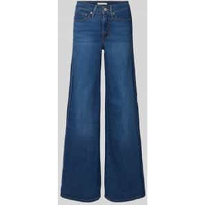 Shaping wide leg jeans in 5-pocketmodel, model '318'