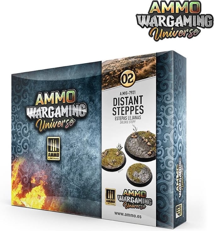 AMMO by Mig Jimenez Modelbouwdecoratie - MIG 7921 Wargaming Universe 02 - Distant Steppes Effecten set