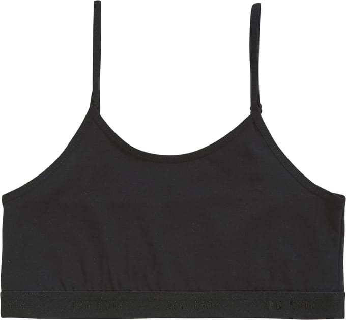 Ten Cate Basics bh top zwart voor Meisjes | Maat 146/152