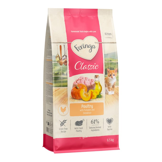 Feringa Kitten Classic gevogelte - Nieuw Recept 6,5 kg