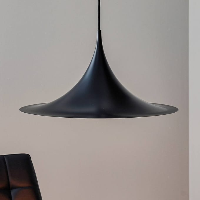 Gubi - Semi Hanglamp - Ø47 cm - zwart