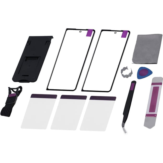 Schermvervanging voor Galaxy Z Fold 5 Professioneel Voorste Buitenste Lens Glas Scherm Vervanging Reparatiekit met OCA Lijm
