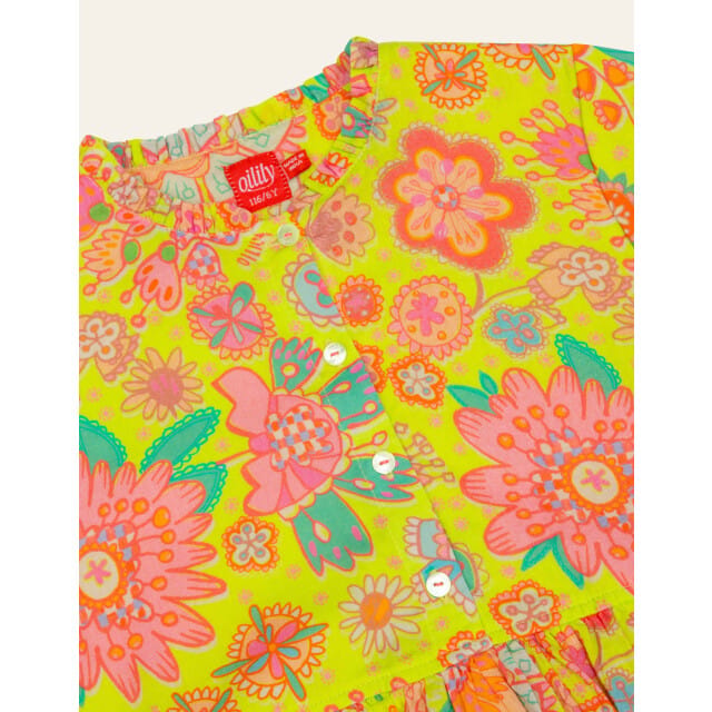Oilily Dirndle Jurk- maat152/12yr Limeade