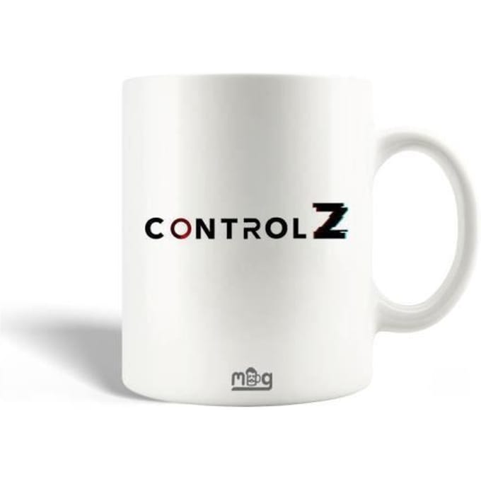 Mug en Céramique - Control Z - Série 2020 - 30cl - Compatible Lave-Vaisselle - Blanc