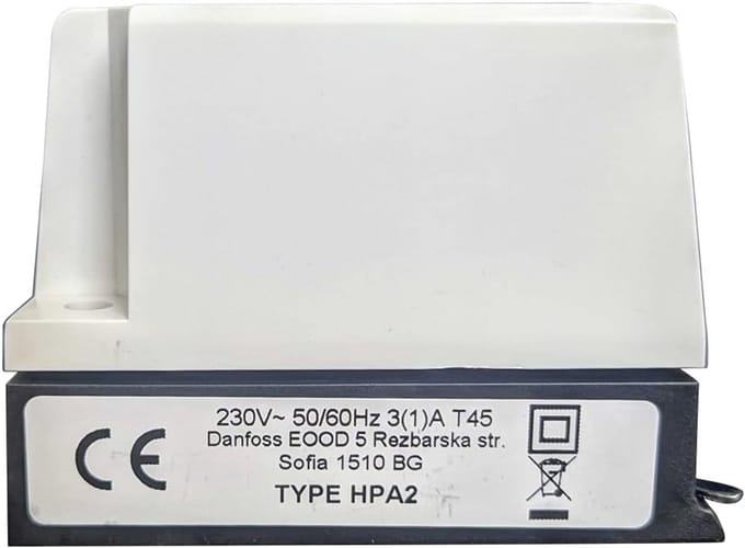 2-Weg Klep 28 mm voor Verwarming - Witte Uitvoering