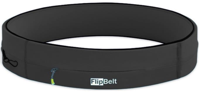 Flipbelt Zipper Donkergrijs - Running belt - Hardloopriem - M