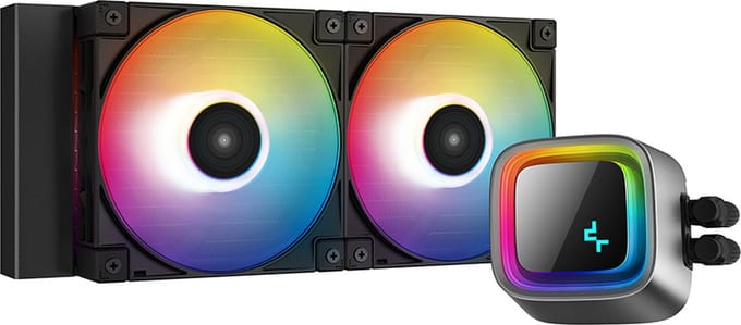 DeepCool LS520 - Black - CPU waterkoeling - Maximaal 33 dBA