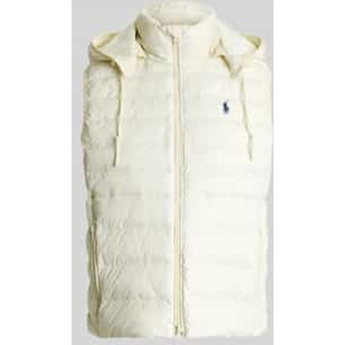 regular fit bodywarmer met gestikt logo