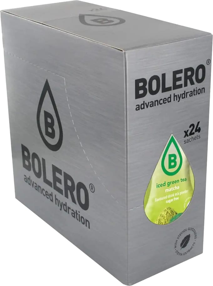 Bolero Iced Green Tea (24x8g) Matcha - Intra- & Post-Workout - Intra-Workout