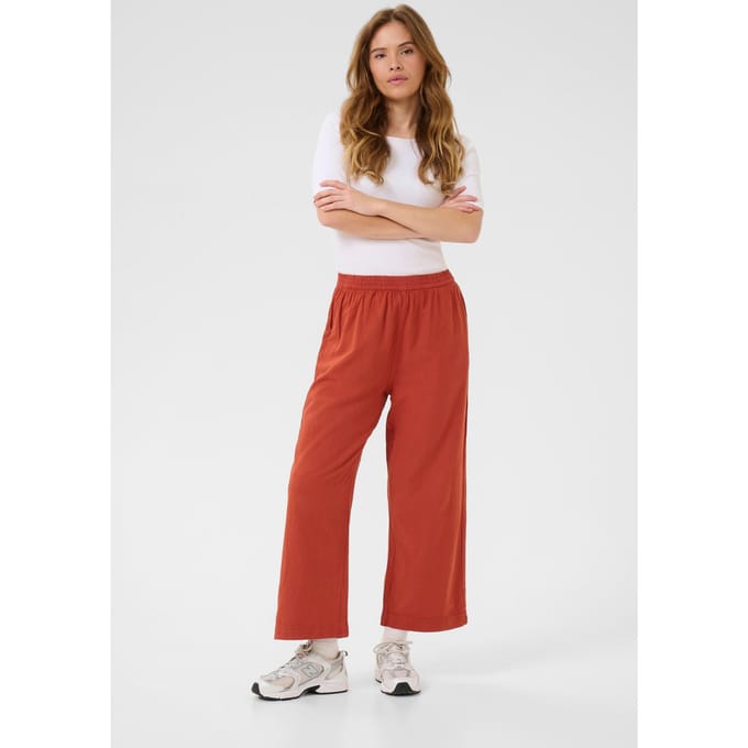 Casual broek Loose fit Picante red