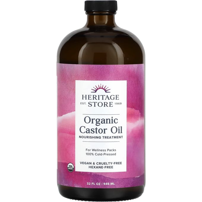Biologische Ricinusolie, 946 ml(32 fl oz) black