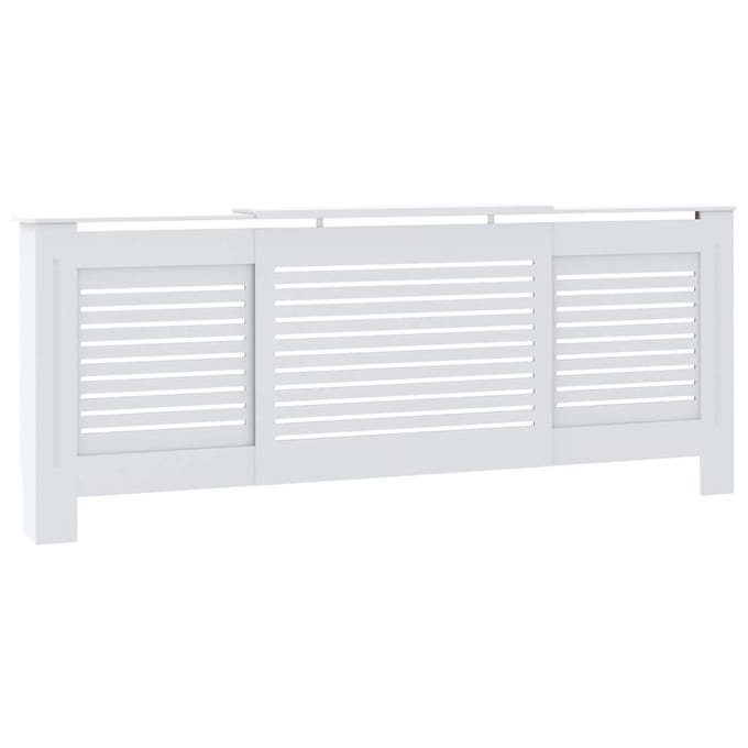 vidaXL Radiatorombouw 205 cm MDF wit