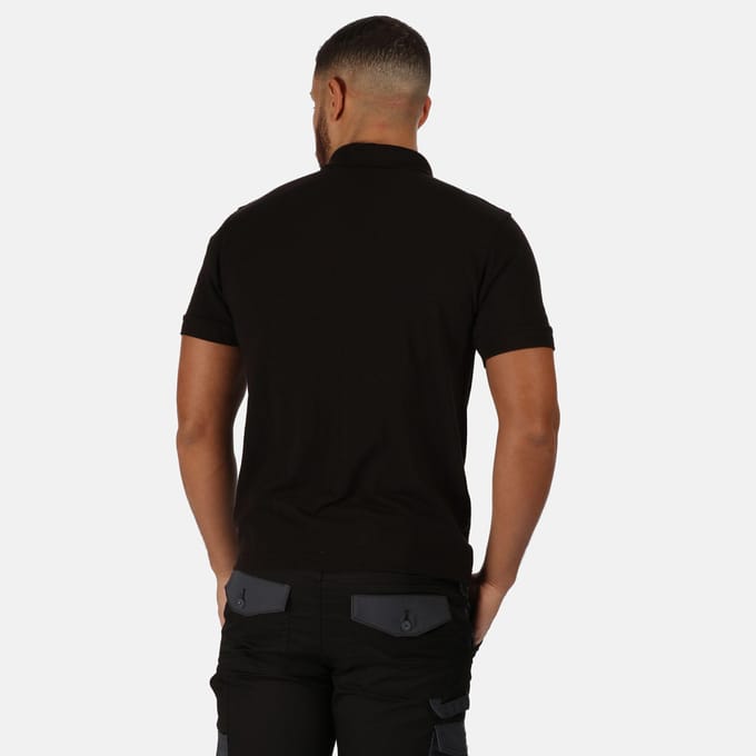Regatta Klassiek Heren 65/35 Poloshirt met korte mouwen (Afdichting Grijs)