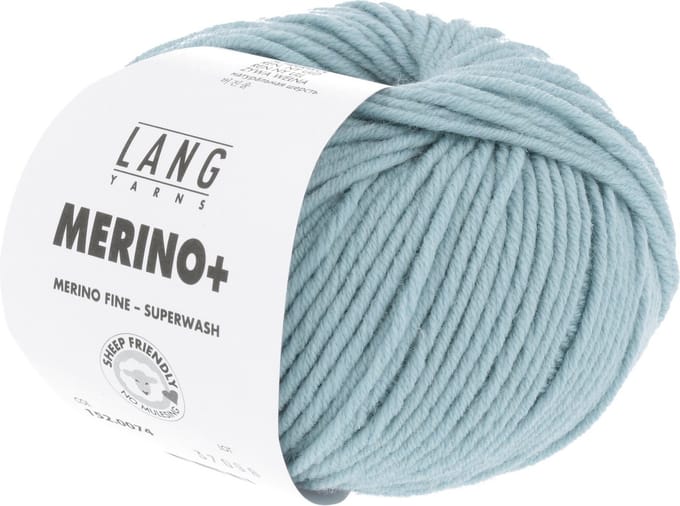 Lang Yarns Merino Plus - 74 donker mint - Merinowol Garen