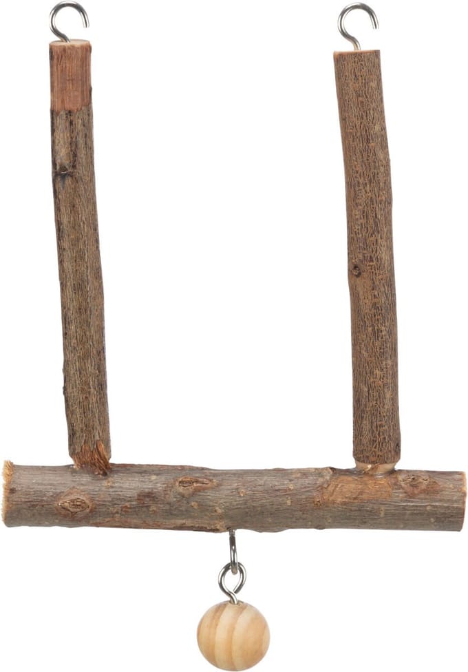Vogelschommel trapeze met bal - Speeltjes - Benodigdheden - Vogelspeelgoed