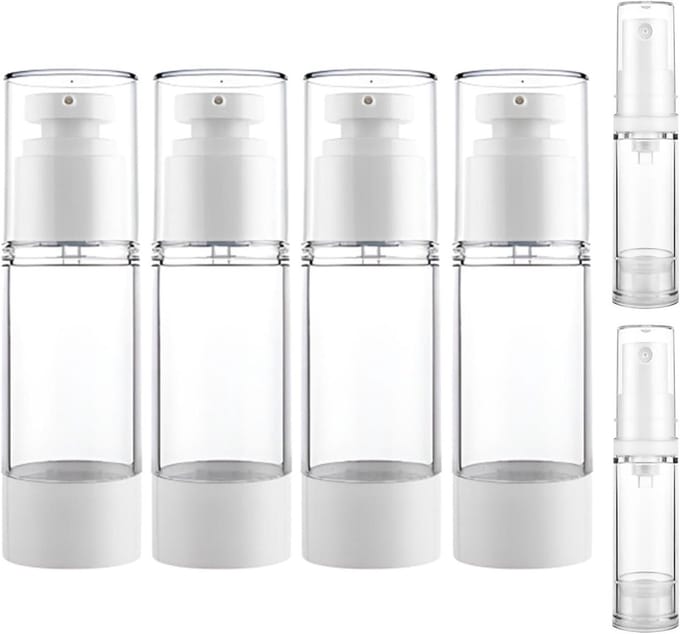 Diverse Spuit- en Donorflessen voor Lotion, 4-Delig Reissetje
