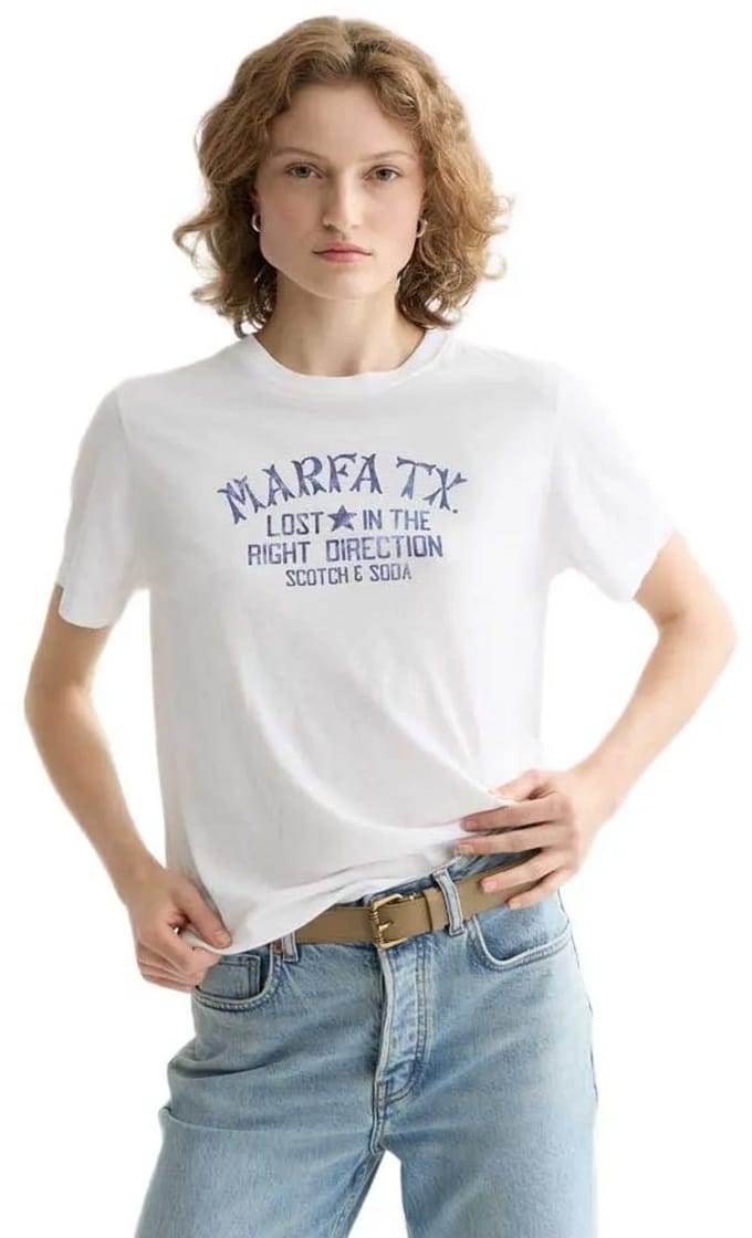 Scotch & Soda Regular Fit Graphic T-Shirt