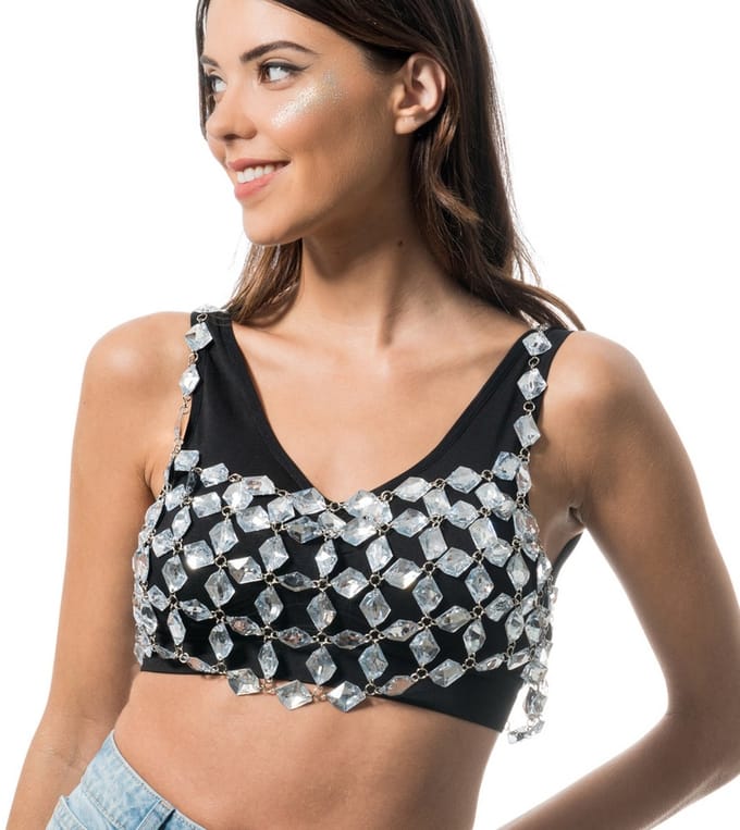 Clear Diamonds Festival Top Vrouw