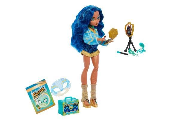 Monster High Self-Scare Secrets - Cleo De Nile Modepop met 13 realistische accessoires