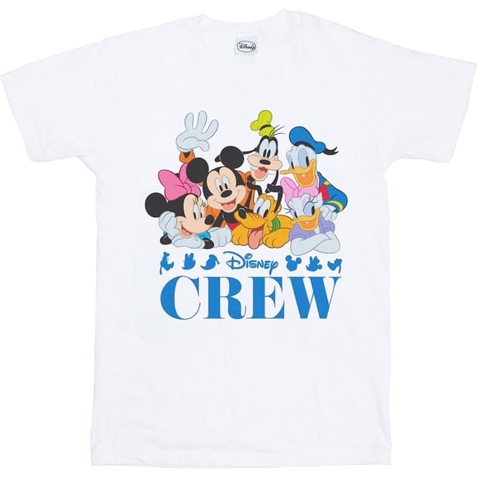 Disney Heren Mickey Mouse Disney Vrienden T-Shirt (Wit)