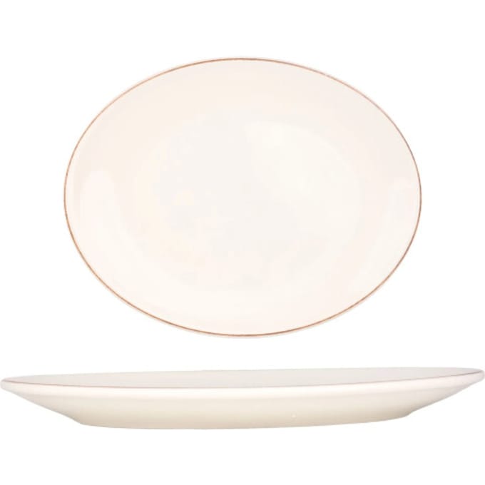 Bonna Serveerschaal - Retro - Porselein - 36x28 cm - set van 2