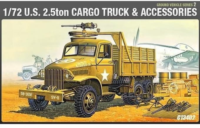Academy | 13405 | 2.5ton cargo truck | 1:72
