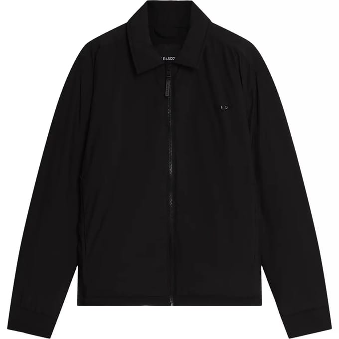 Lyle & Scott gewatteerde jas met kraag - zwart