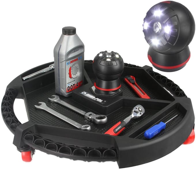 MAR-POL M80199 - Gereedschapskar - LED Lamp - Op Wielen