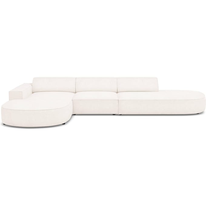 5-zits hoekbank Jodie bouclé Chaise Longue links | Micadoni Home