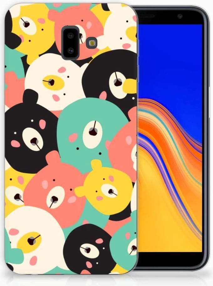 Samsung Galaxy J6 Plus (2018) Telefoonhoesje met Naam Bears