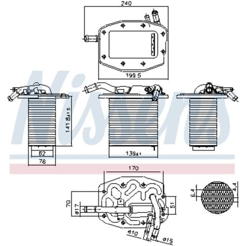 Intercooler NISSENS 961297