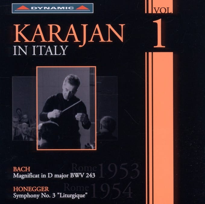 Orchestra Di Roma Della Rai, Herbert von Karajan - J.S. Bach: Magnificat In D Major BWV243 | Honegger: Symphony No.3 (CD)