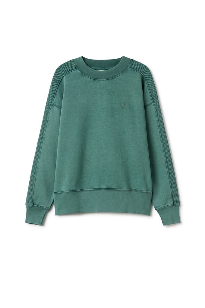 TWOTHIRDS Ponson Sweatshirt Alpine Green Maat: M | Sweaters Outlet | Dames | Groen