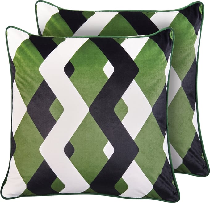 SWAY - Set van 2 tuinkussens - Meerkleurig - 45 x 45 cm - Polyester